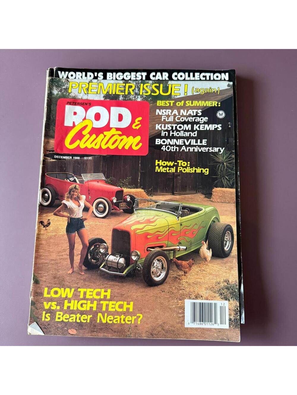 Vintage Hot Rodder Chevy Auto Magazine Custom Rodder B2